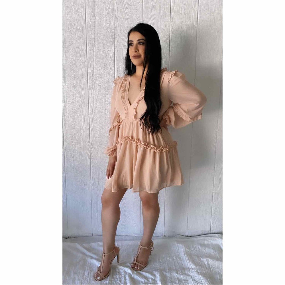 Beautiful Nude dress available in Ssize S, M, L